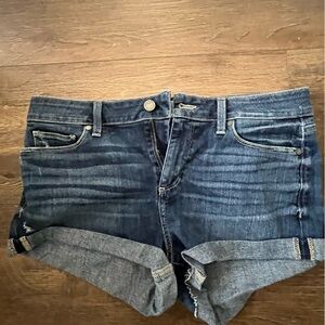 Paige cuffed denim shorts